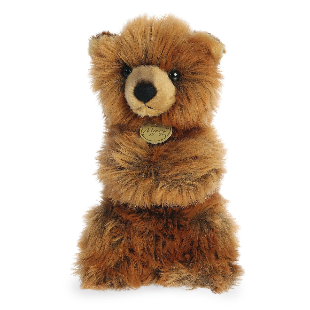 Aurora Sitting Pretty Grizzly Bear Cub 10 inch Plush Stuffed Animal Toy