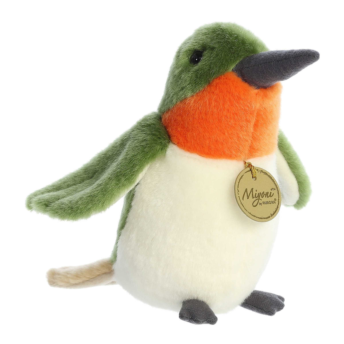 Aurora Miyoni Ruby-Throated Hummingbird 9 inch Plush Stuffed Animal Toy