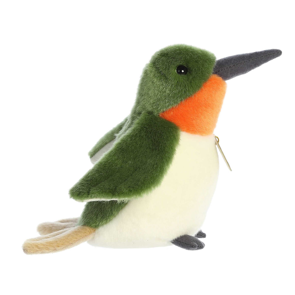 Aurora Miyoni Ruby-Throated Hummingbird 9 inch Plush Stuffed Animal Toy