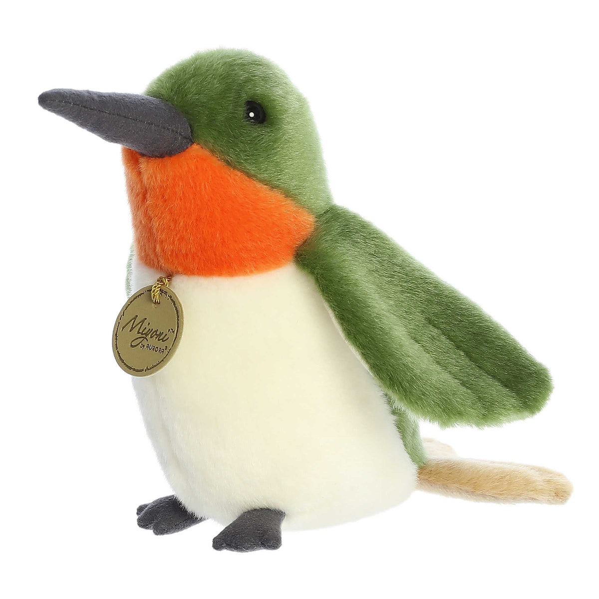 Aurora Miyoni Ruby-Throated Hummingbird 9 inch Plush Stuffed Animal Toy