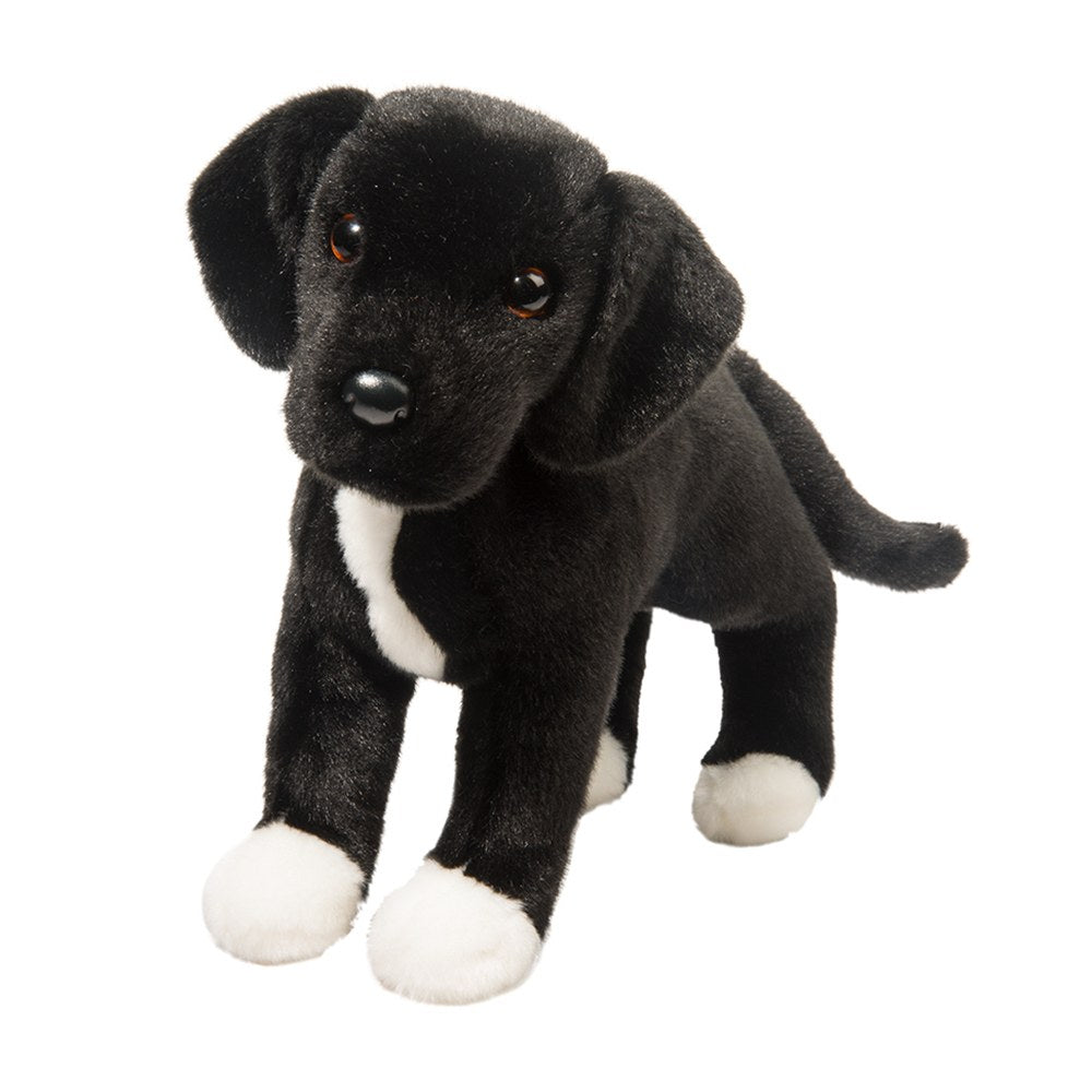 Douglas Cuddle Twister Black Lab/Pit Bull Mix 17" Plush Stuffed Animal Toy #2024