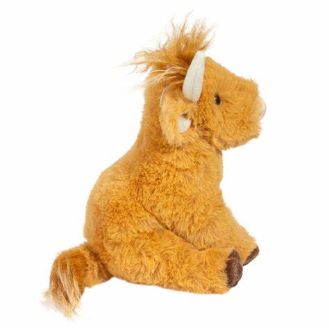 Douglas Cuddle Mini Scottie Soft Highland Cow 7" Plush Stuffed Animal Toy #4494
