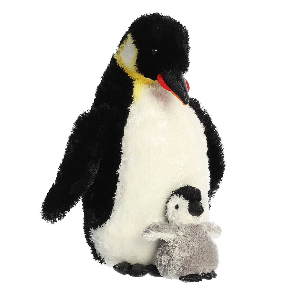 Aurora Wild Life Emperor Penguin with Baby 12 inch Plush Stuffed Animal Toy