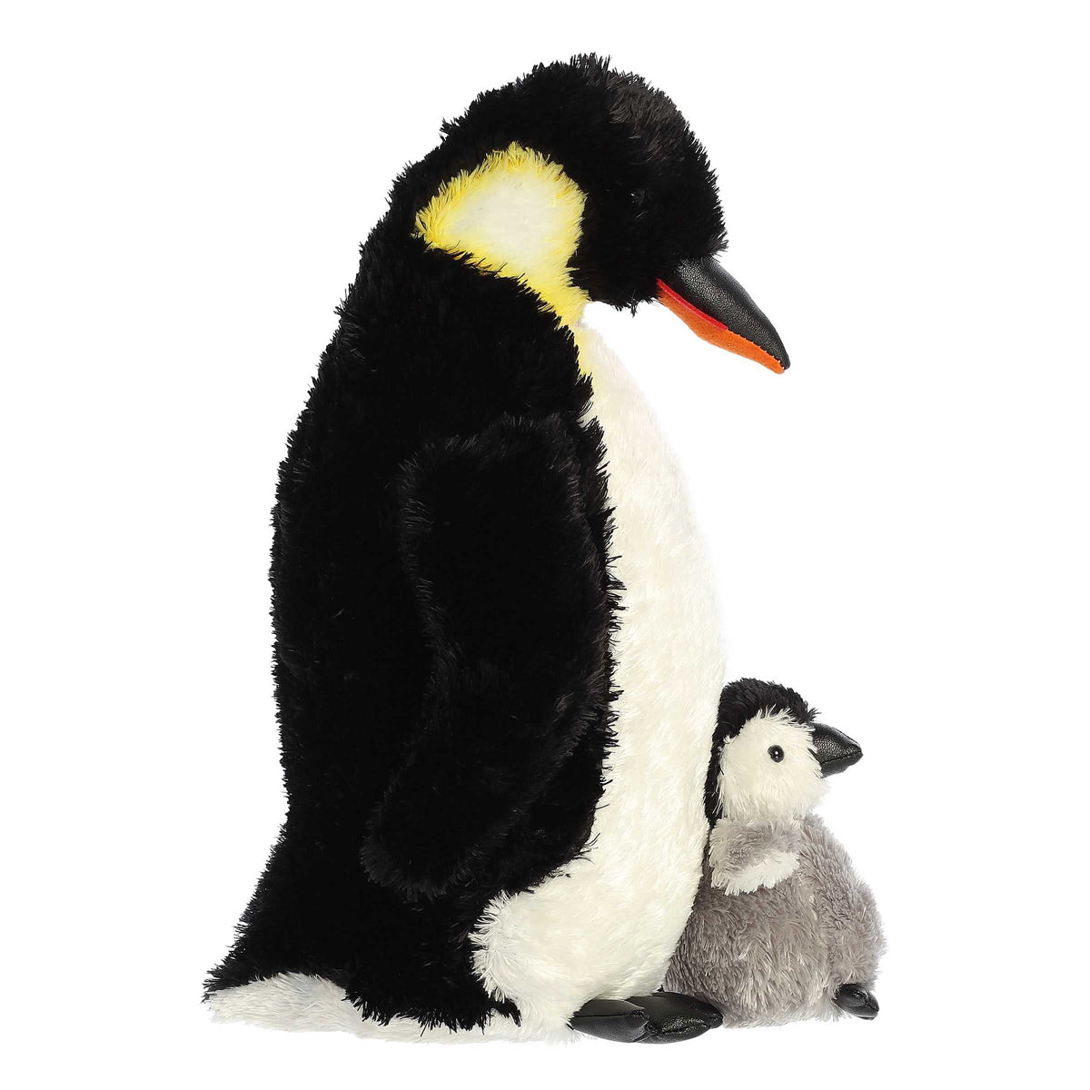 Aurora Wild Life Emperor Penguin with Baby 12 inch Plush Stuffed Animal Toy