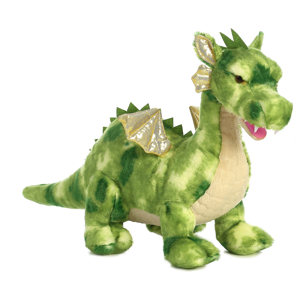 Aurora Dinos & Dragons Vollenth the Green 18 inch Plush Stuffed Animal Toy