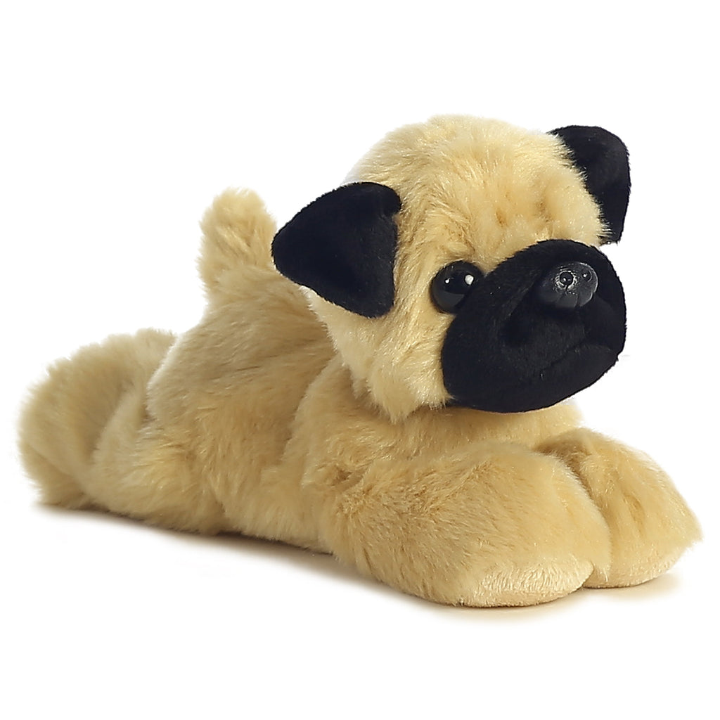 Aurora Mini Flopsie Mr. Pugster 8 inch plush stuffed animal
