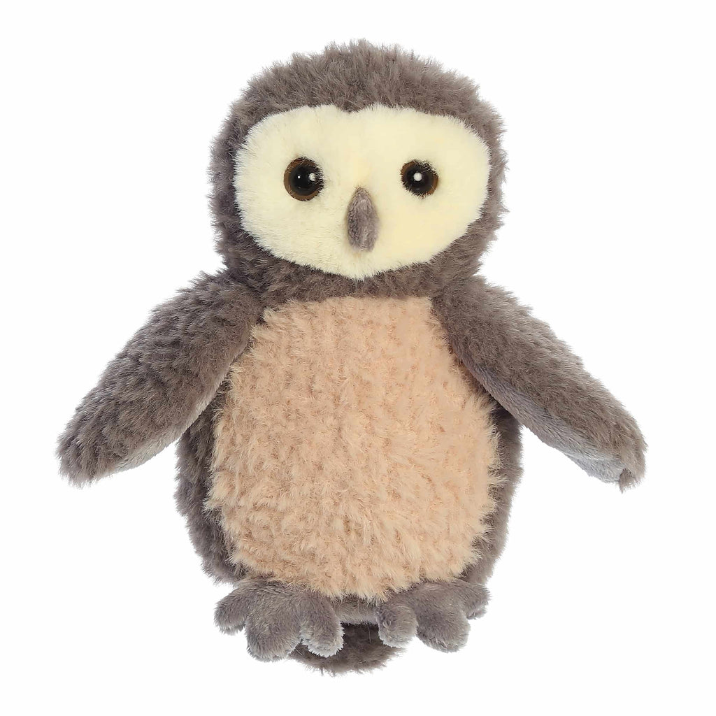 Aurora Mini Flopsie Woodland Babies Owlet 8 inch plush stuffed animal