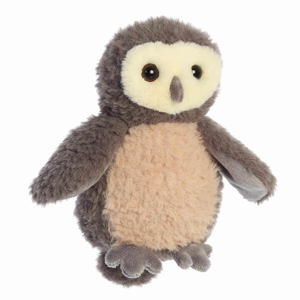 Aurora Mini Flopsie Woodland Babies Owlet 8 inch plush stuffed animal