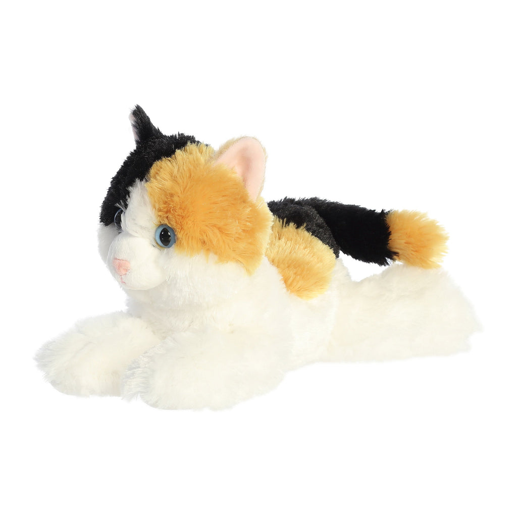 Aurora Flopsie Esmeralda Calico Cat 12 inch Plush Stuffed Animal Toy