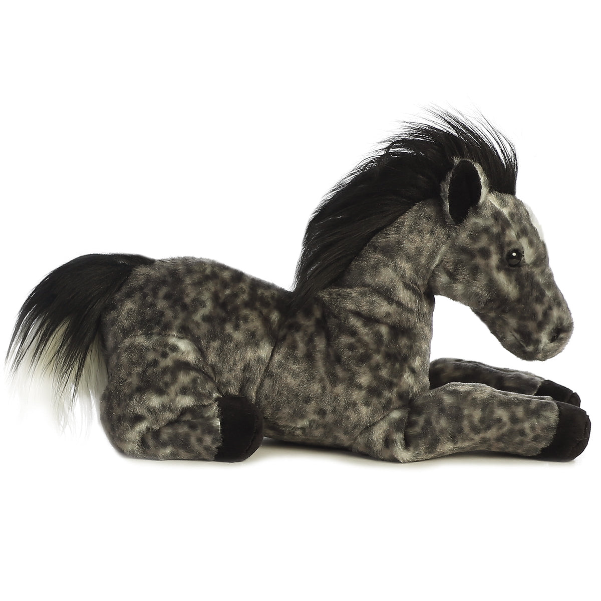Aurora Flopsie Jack Dapple Gray Horse 12 inch Plush Stuffed Animal Toy