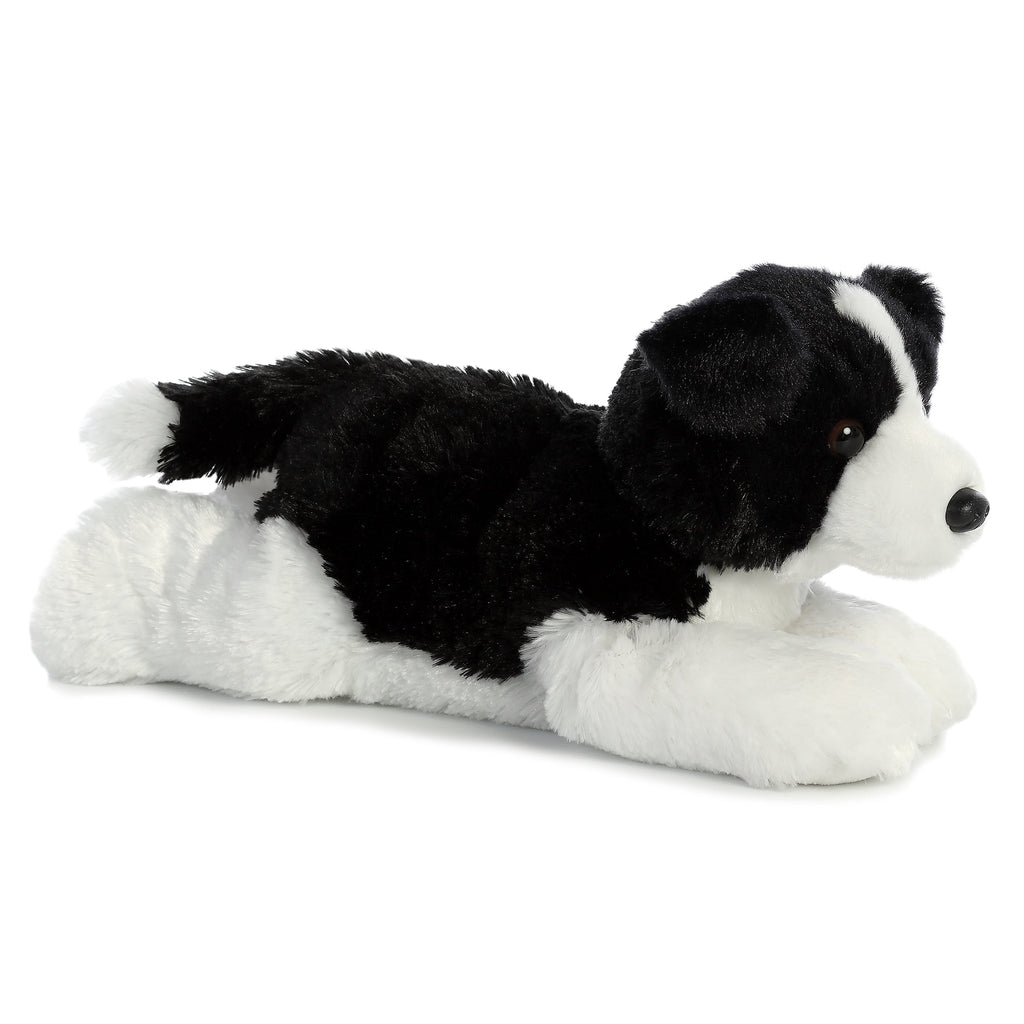 Aurora Flopsie Border Collie 12 inch Plush Stuffed Animal Toy