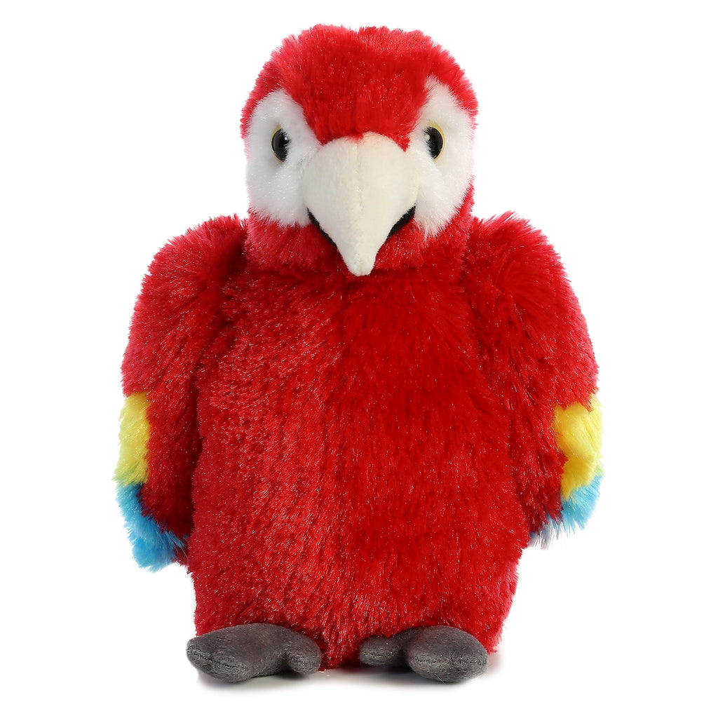 Aurora Mini Flopsie Scarlet Macaw 8 inch Plush Stuffed Animal Toy