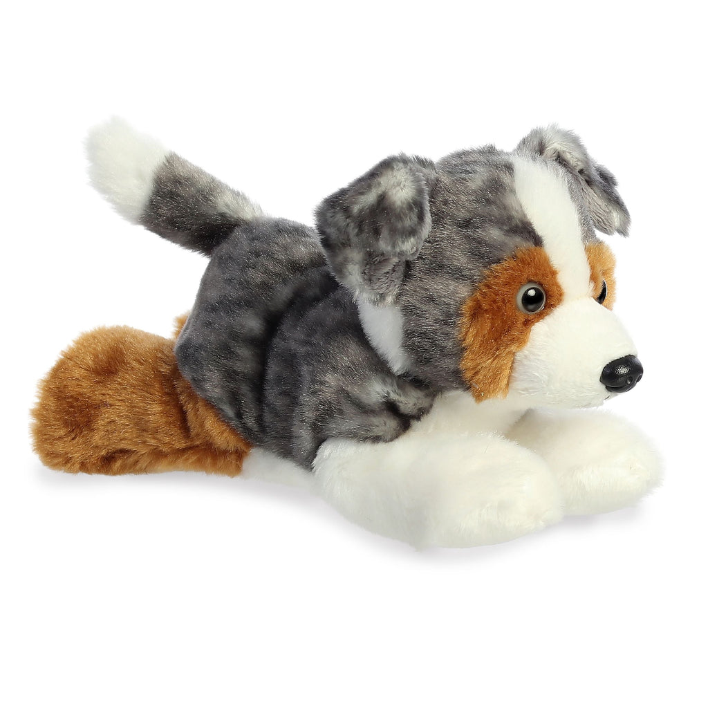 Aurora Mini Flopsie Australian Shepherd 8 inch Plush Stuffed Animal Toy