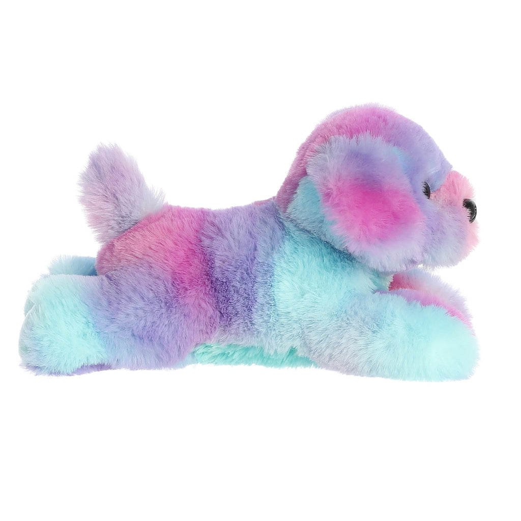 Aurora Mini Flopsie Rainbow Puppy 8 inch Plush Stuffed Animal Toy