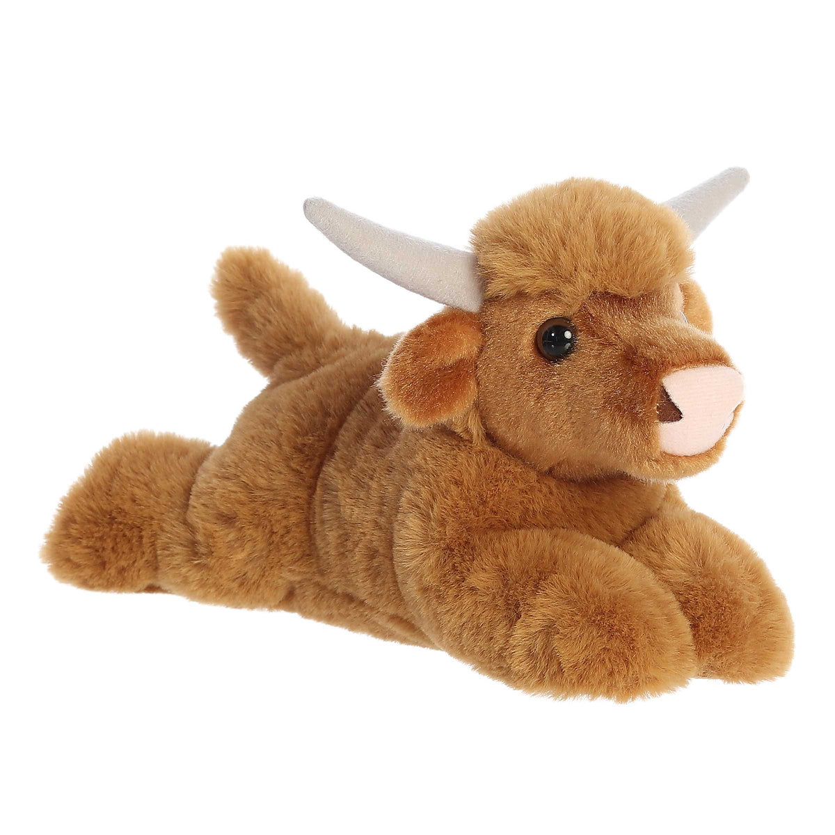 Aurora Mini Flopsie Highland Cow 8 inch plush stuffed animal