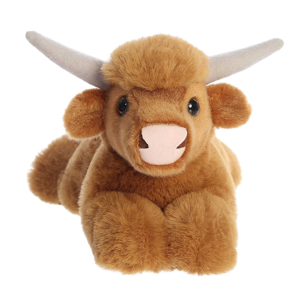 Aurora Mini Flopsie Highland Cow 8 inch plush stuffed animal