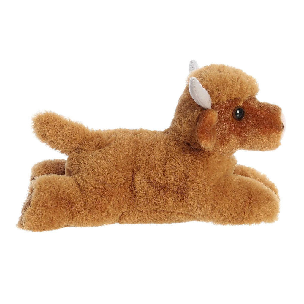 Aurora Mini Flopsie Highland Cow 8 inch plush stuffed animal
