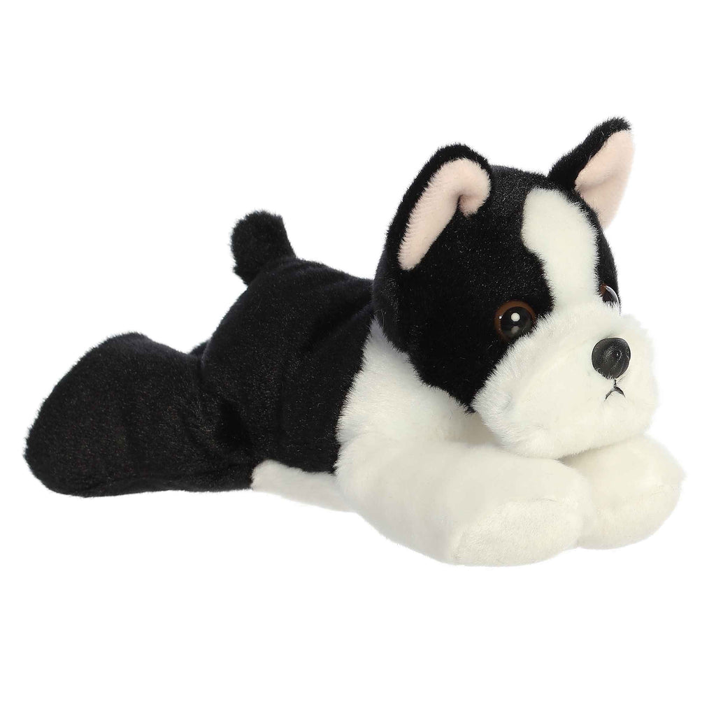 Aurora Mini Flopsie Eva Boston Terrier 8 inch plush stuffed animal
