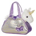 Aurora Fancy Pals Aurora Unicorn Pet Carrier 7 inch Plush Stuffed Animal Toy