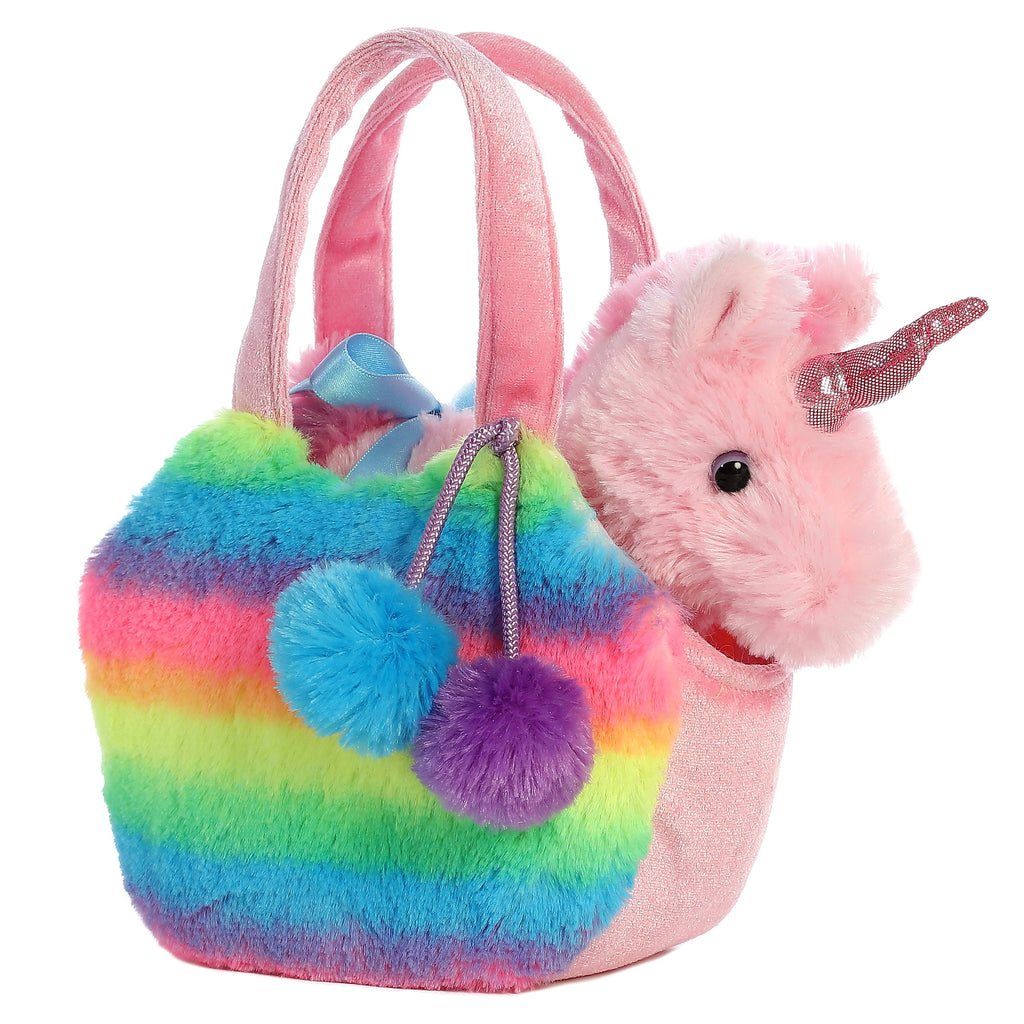 Aurora Fancy Pals Rainbow Unicorn 7 inch Plush Stuffed Animal Toy