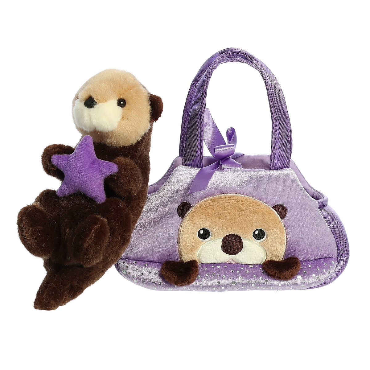 Aurora Fancy Pals Peek-A-Boo Otter 7 inch Plush Stuffed Animal Toy