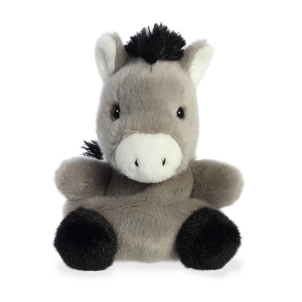 Aurora Palm Pals Eli Donkey 5 inch Plush Stuffed Animal Toy #33529