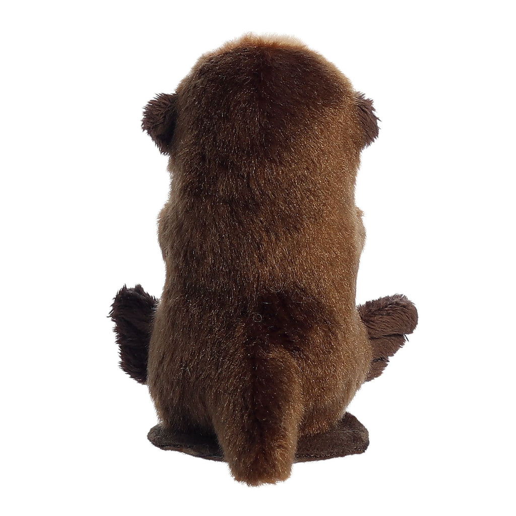 Aurora Shoulderkins Spiffy Otter 4.5 inch Plush Stuffed Animal Toy