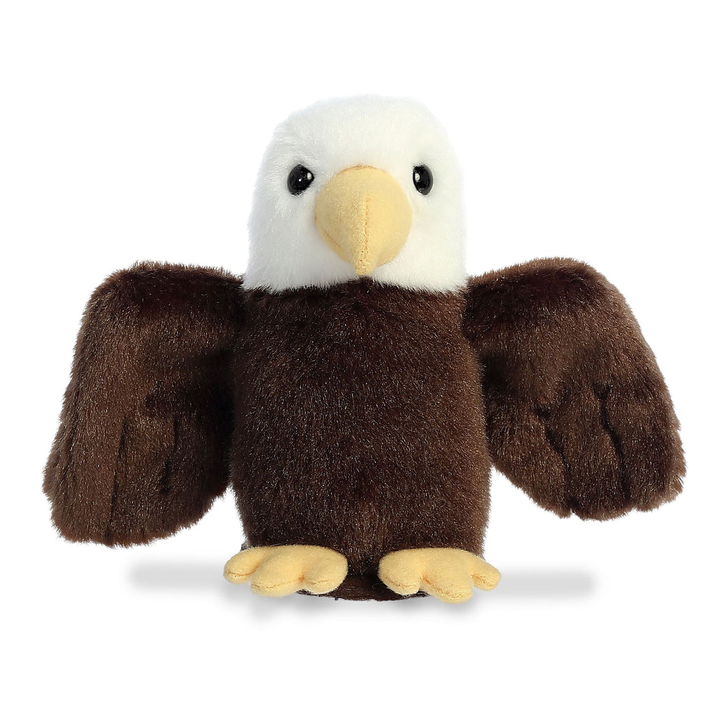 Aurora Shoulderkins Orion Eagle 4.5 inch Plush Stuffed Animal Toy