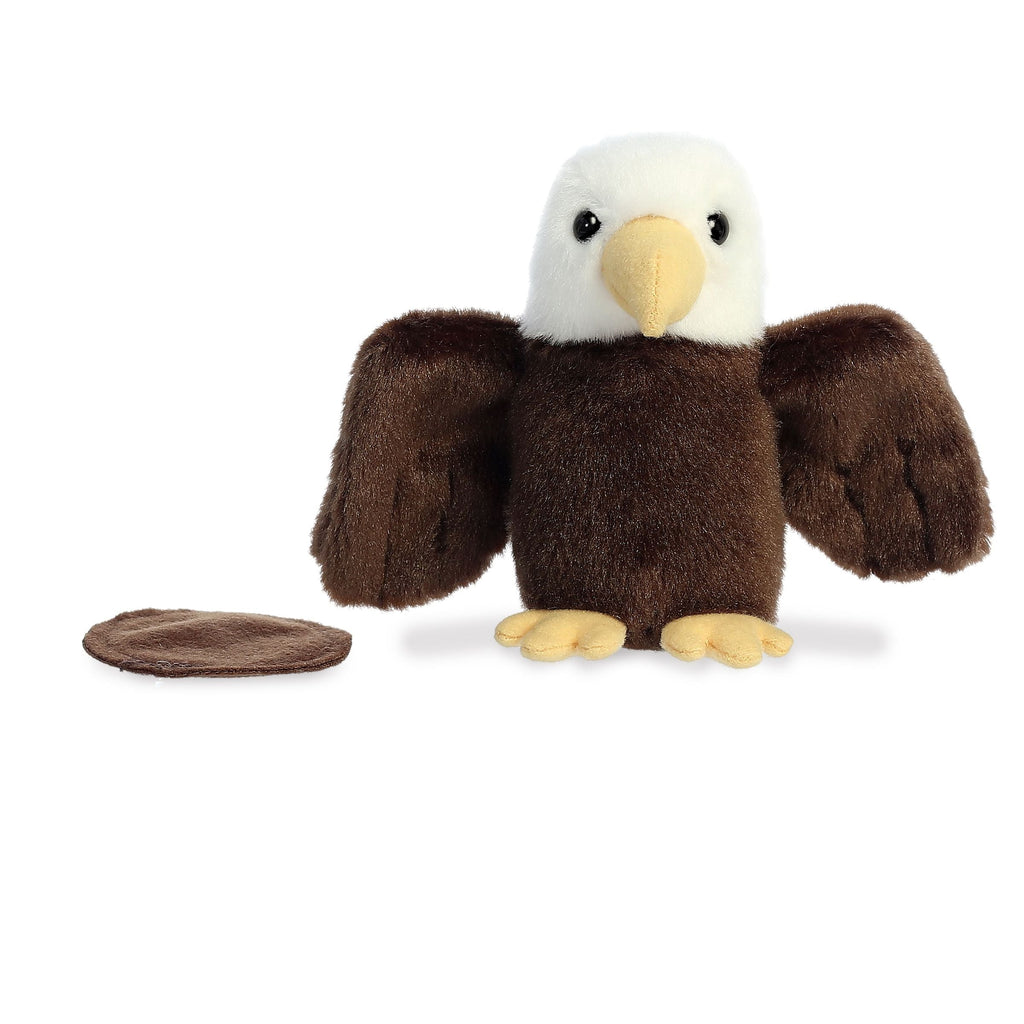 Aurora Shoulderkins Orion Eagle 4.5 inch Plush Stuffed Animal Toy