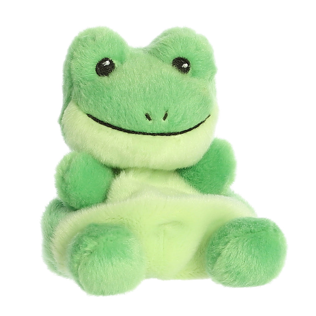 Aurora Palm Pals Ribbits Frog 5 inch Plush Stuffed Animal Toy