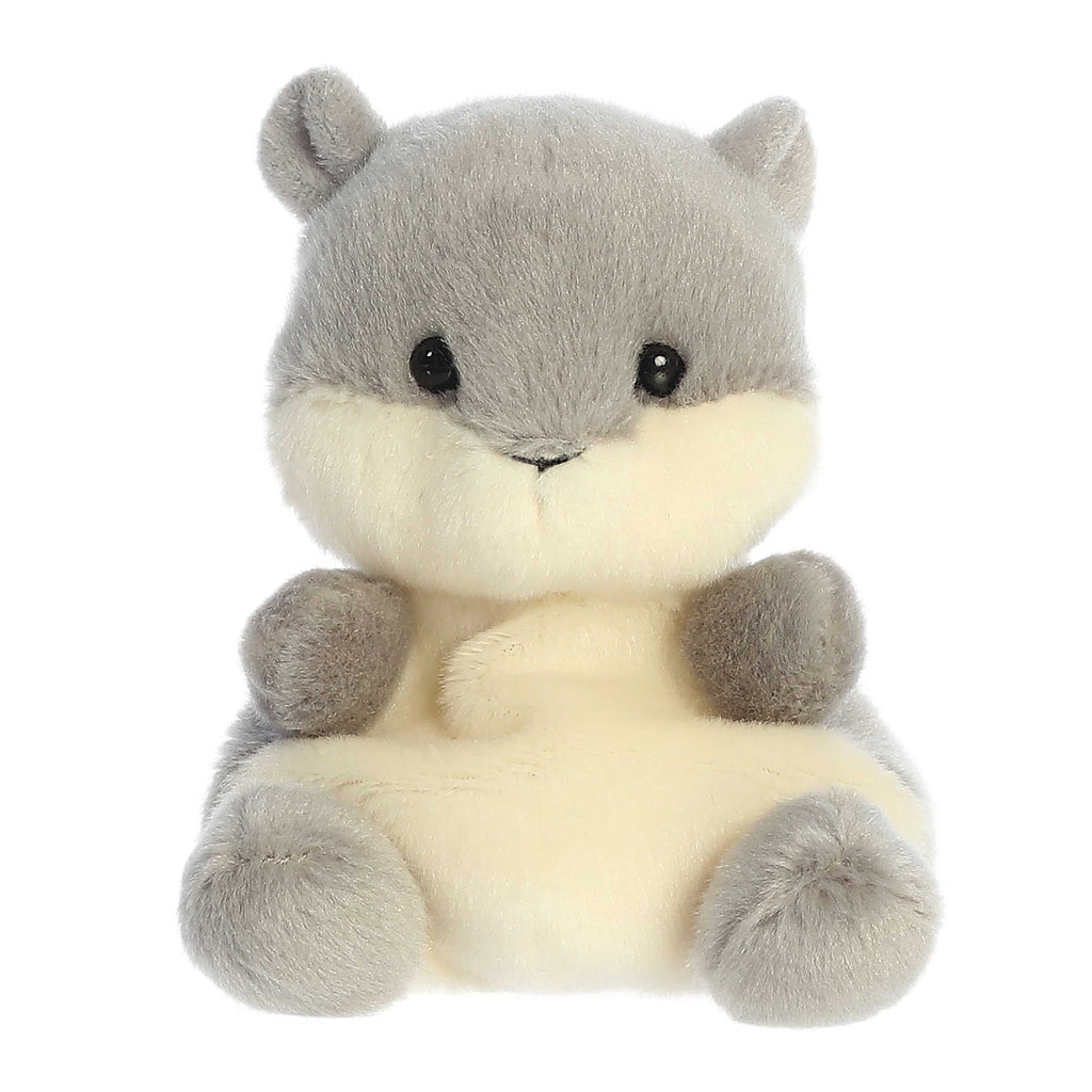 Aurora Palm Pals Gus Grey Squirrel 5 inch Plush Stuffed Animal Toy