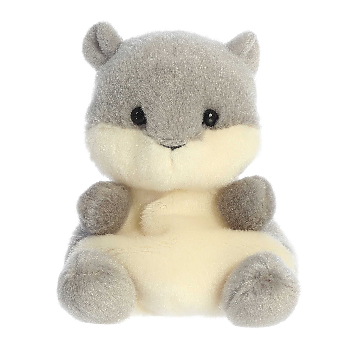 Aurora Palm Pals Gus Grey Squirrel 5 inch Plush Stuffed Animal Toy
