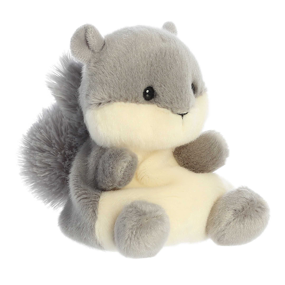 Aurora Palm Pals Gus Grey Squirrel 5 inch Plush Stuffed Animal Toy