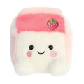 Aurora Palm Pals Fresa Strawberry Milk 5 inch Plush Stuffed Animal Toy