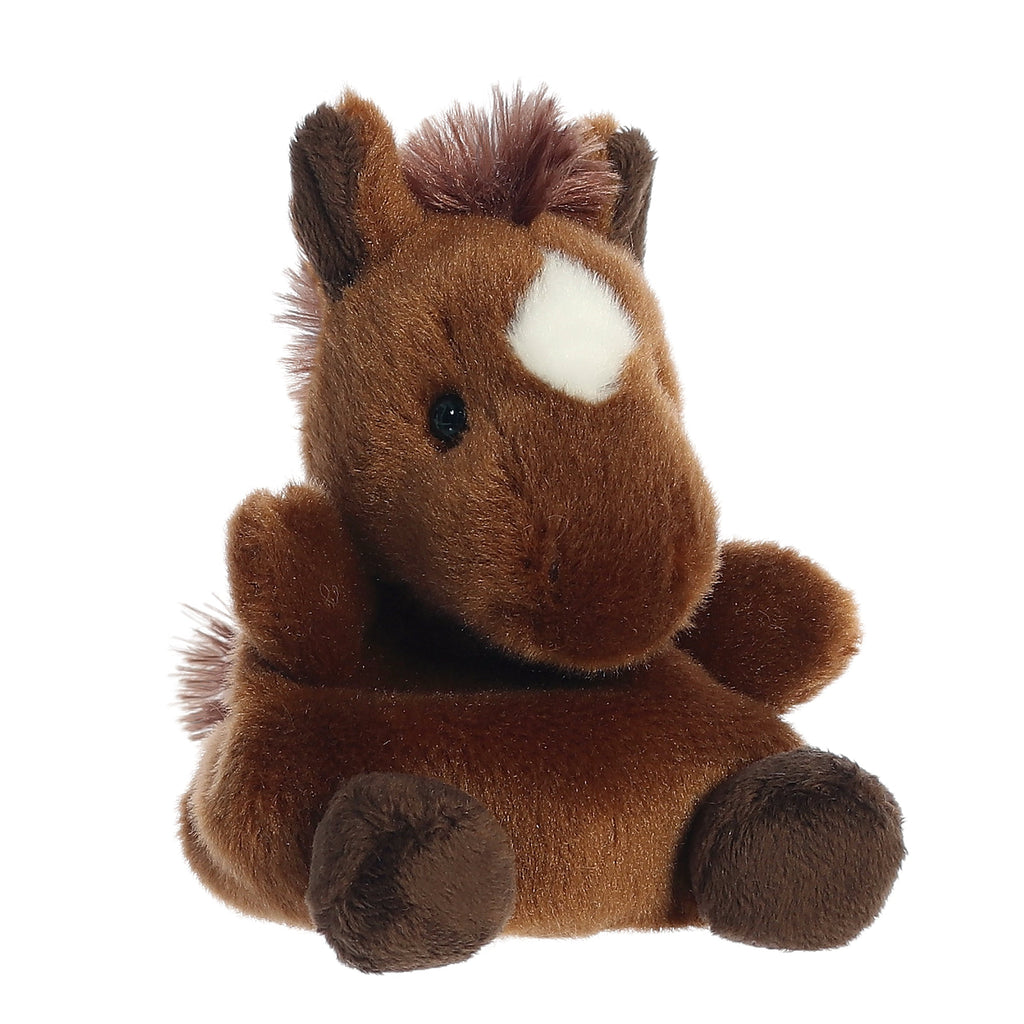 Truffle Brown Horse Palm Pals plush view 2