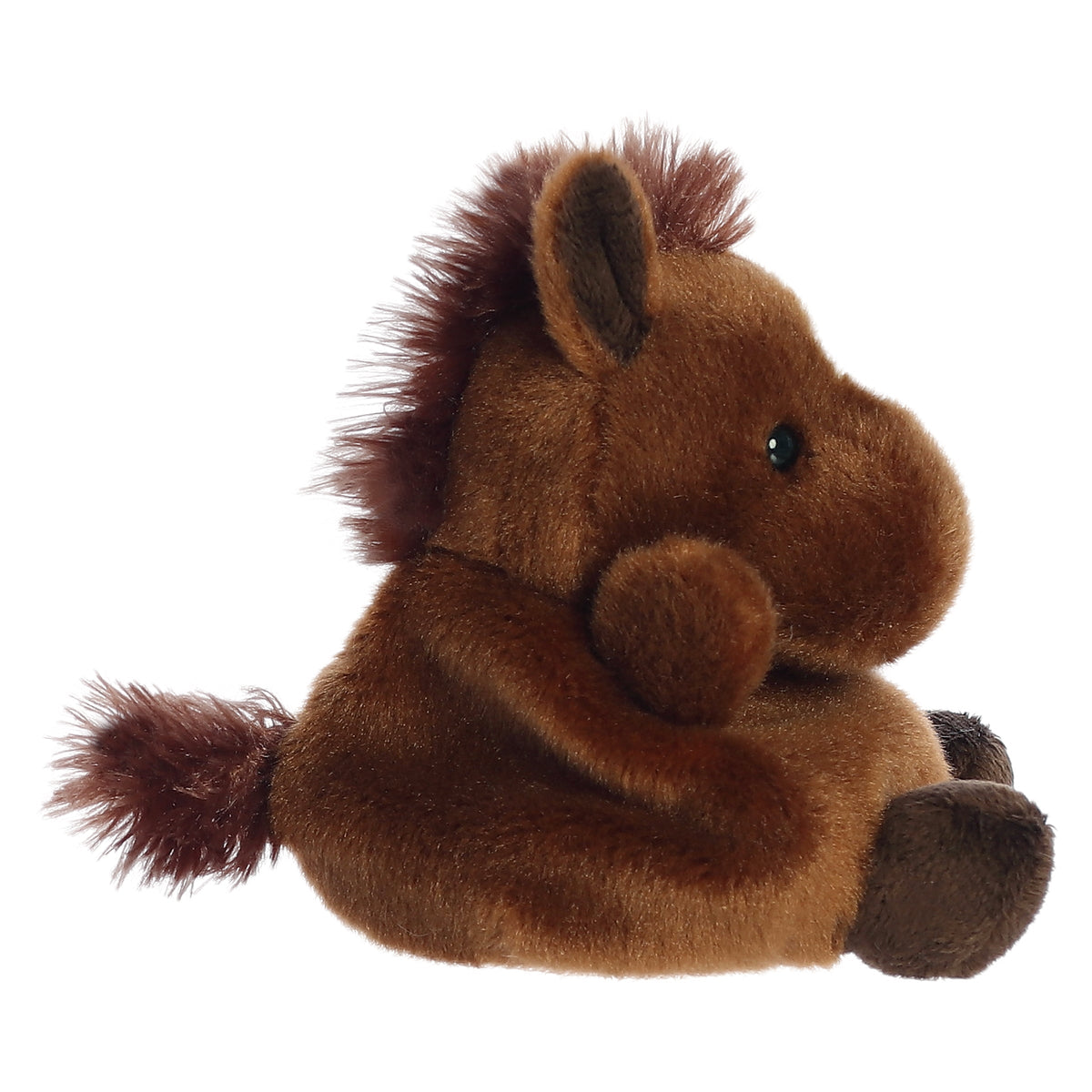 Truffle Brown Horse Palm Pals plush view 3