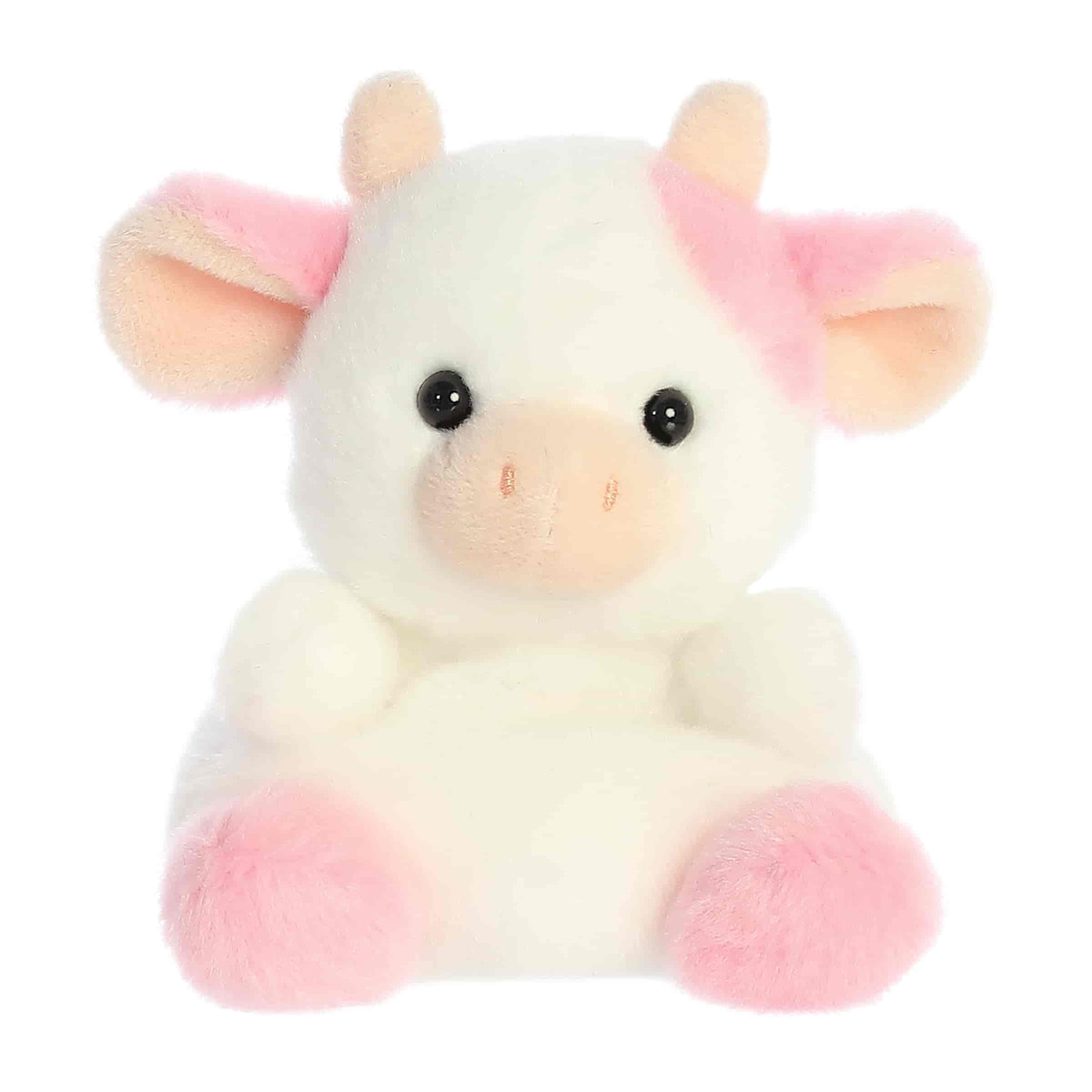 Aurora Palm Pals Belle Strawberry Cow 5 inch Plush Stuffed Animal Toy