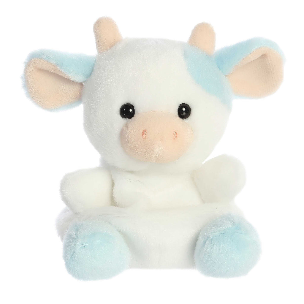 Aurora Palm Pals Skyla Blueberry Cow 5 inch Plush Stuffed Animal Toy #33850