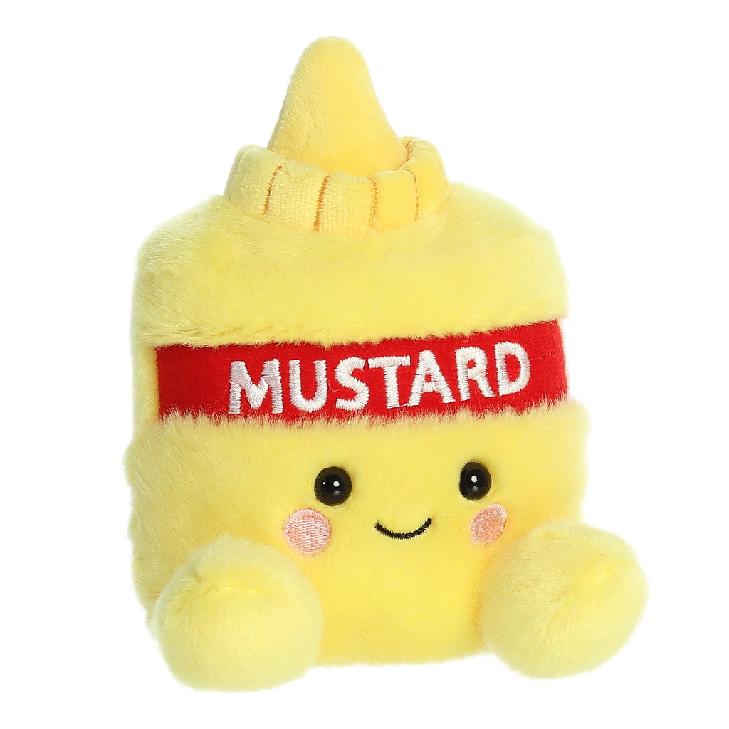 Newton Mustard Palm Pals plush view 2