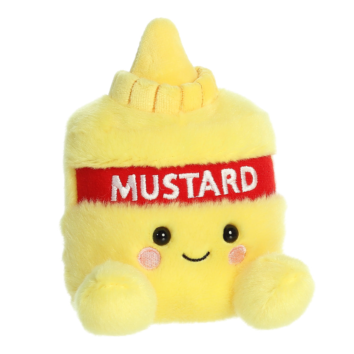 Newton Mustard Palm Pals plush view 2