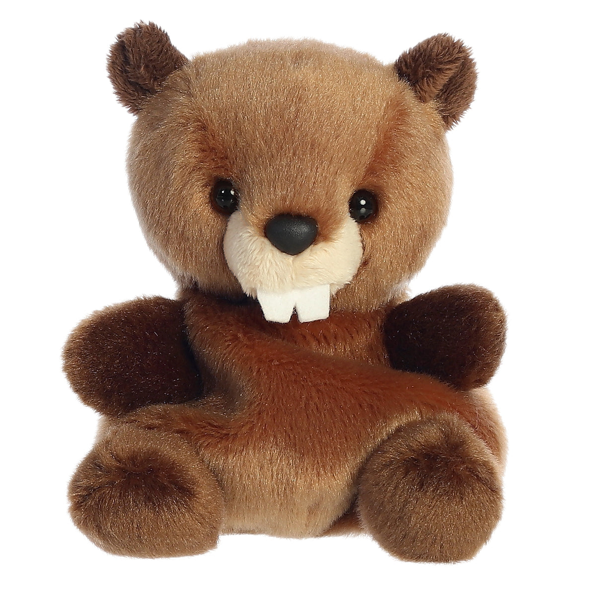 Aurora Palm Pals Chewy Beaver 5 inch Plush Stuffed Animal Toy #33898