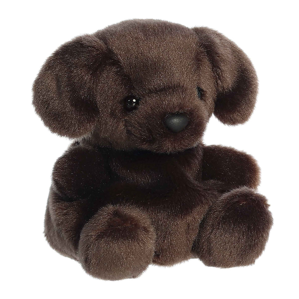 Sienna Chocolate Lab Palm Pals plush view 2