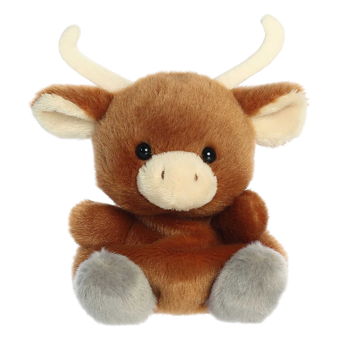 Aurora Palm Pals Landon Longhorn 5 inch Plush Stuffed Animal Toy #33916