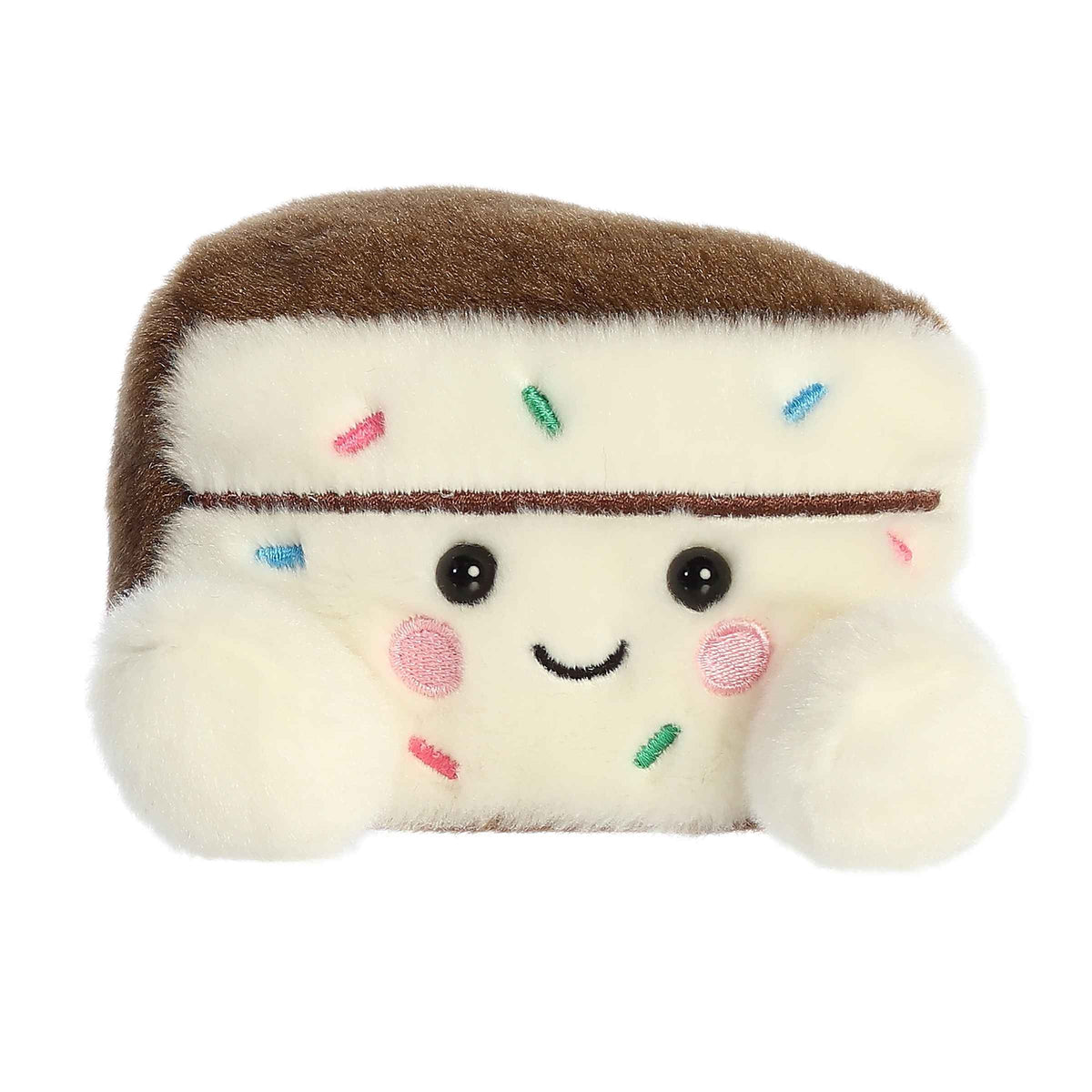 Aurora Palm Pals Sprinkles Cake Slice 5 inch Plush Stuffed Animal Toy