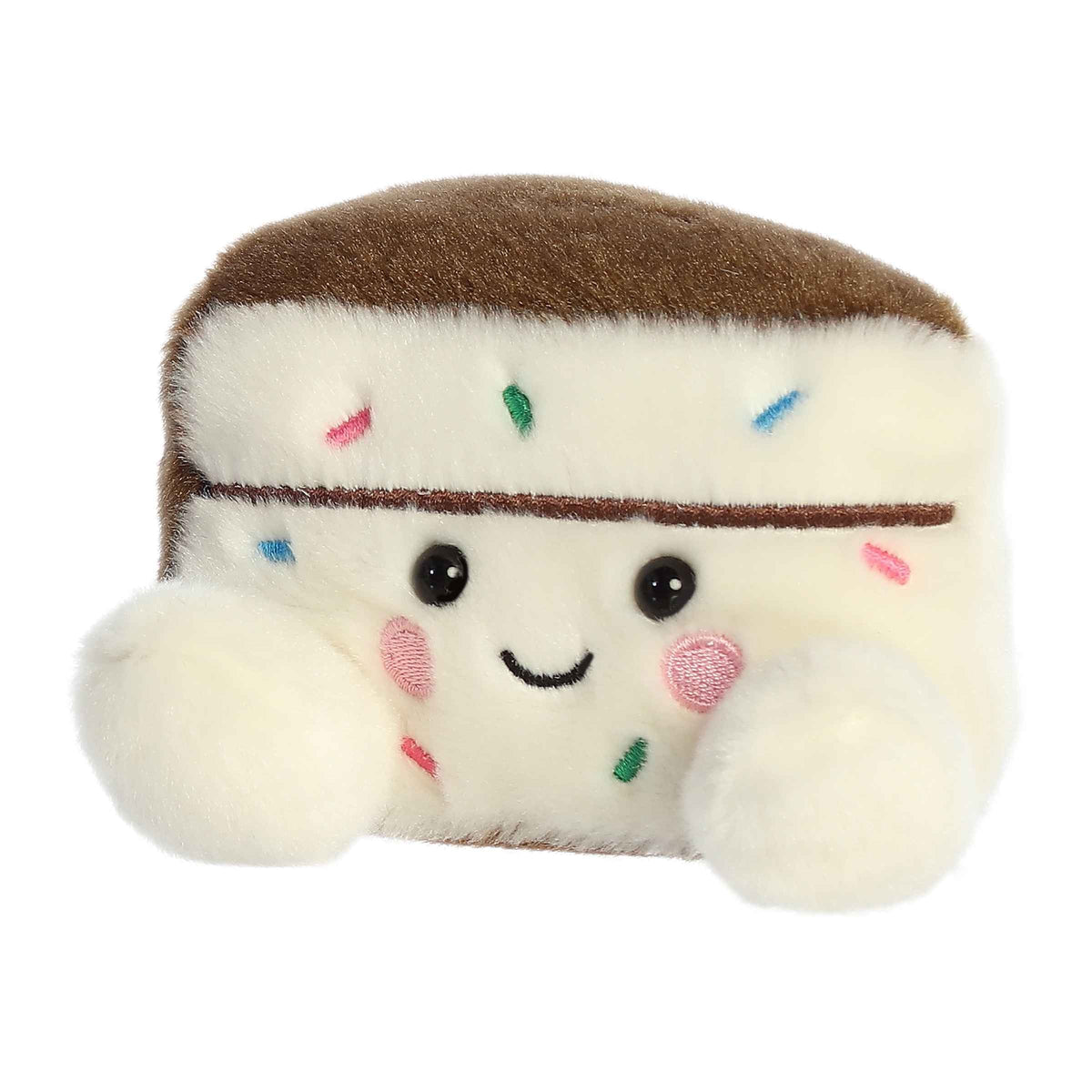 Aurora Palm Pals Sprinkles Cake Slice 5 inch Plush Stuffed Animal Toy
