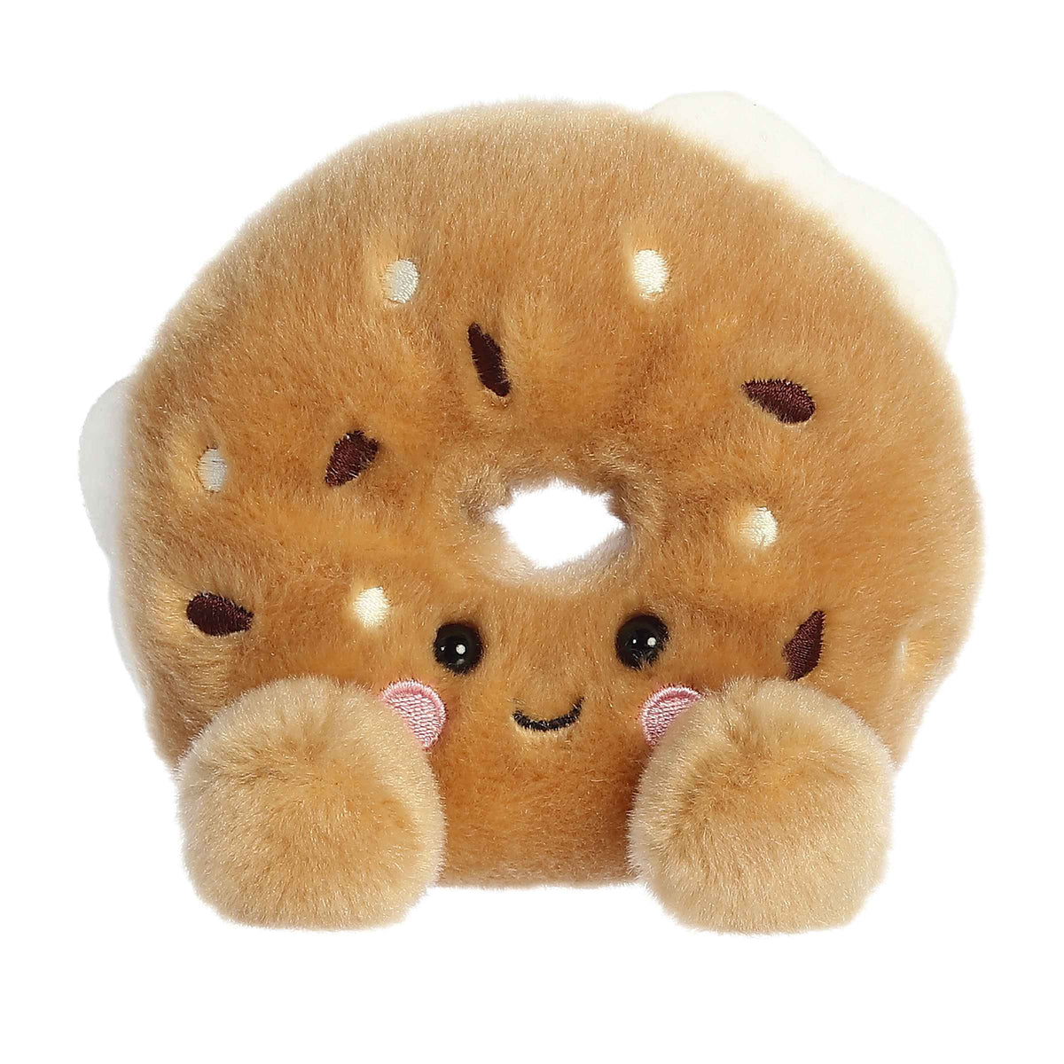 Aurora Palm Pals Tony Everything Bagel 5 inch Plush Stuffed Animal Toy #33940