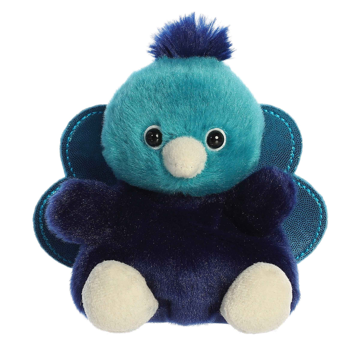 Aurora Palm Pals Elton Peacock 5 inch Plush Stuffed Animal Toy #33941