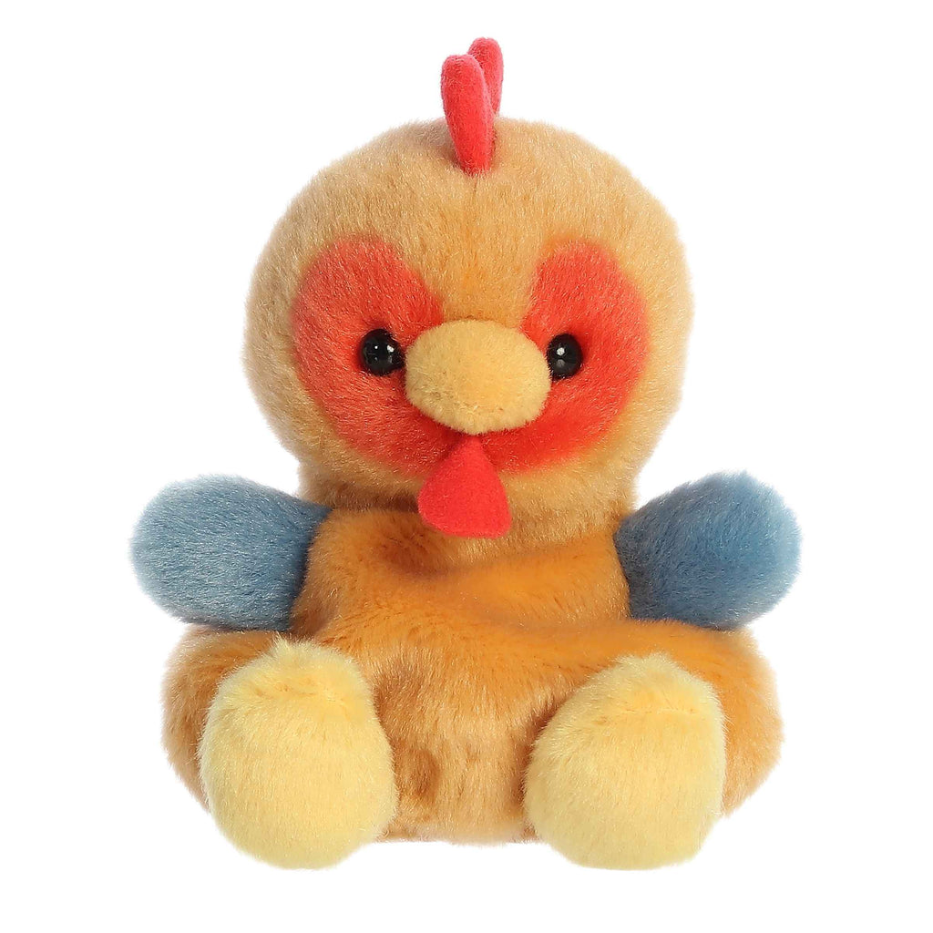 Aurora Palm Pals Red Rooster 5 inch Plush Stuffed Animal Toy #33942