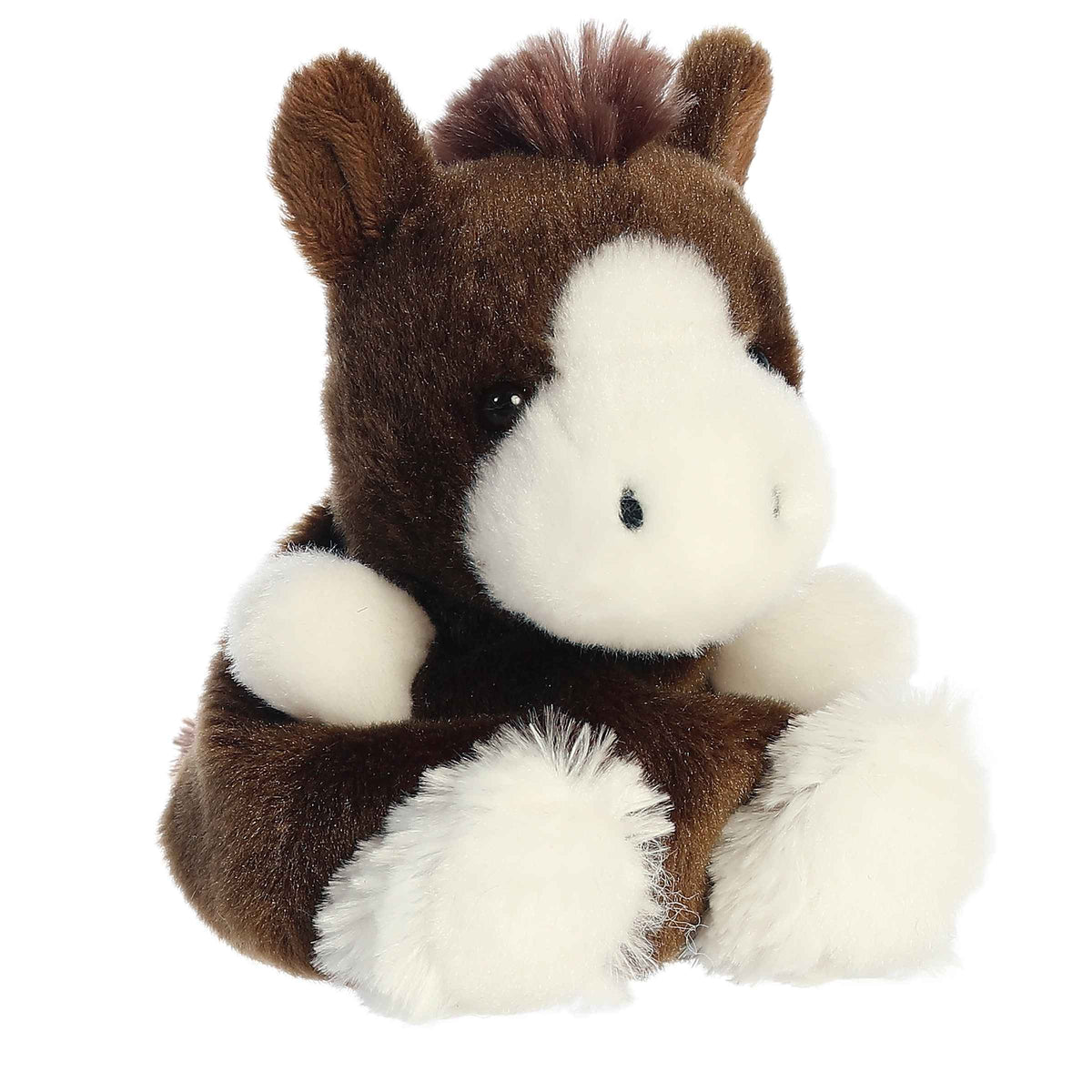 Aurora Palm Pals Darius Clydesdale Horse 5 inch Plush Stuffed Animal Toy