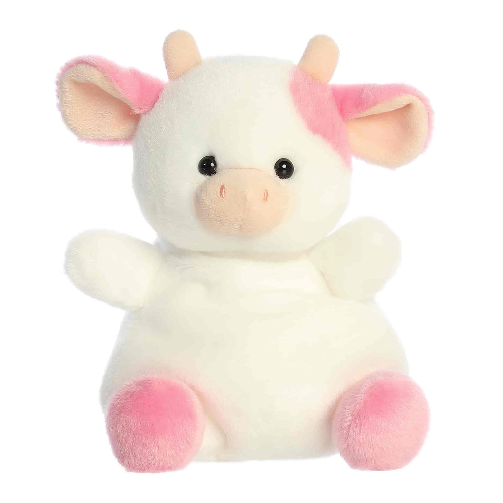Aurora Palm Pals Belle Strawberry Cow 8 inch Plush Stuffed Animal Toy